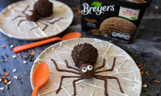 Add Some Fun To Mealtime With My Breyers® Spider Brownie Sundaes – Save Now At Publix