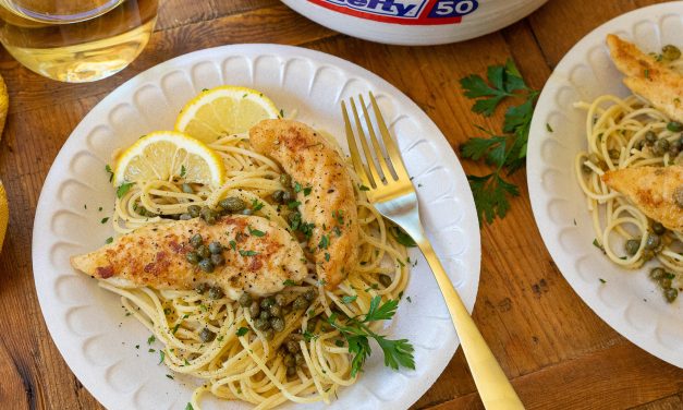 Stock Up On Hefty® Everyday™ Foam Plates During The BOGO Sale At Publix – Perfect For My Delicious Chicken Piccata