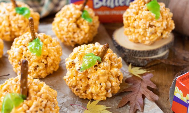 Make These Delicious Pumpkin Popcorn Ball Treats With JOLLY TIME Pop Corn This Thanksgiving