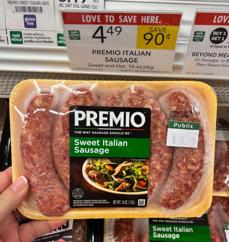 Premio Italian Sausage Just 3.94 At Publix iHeartPublix