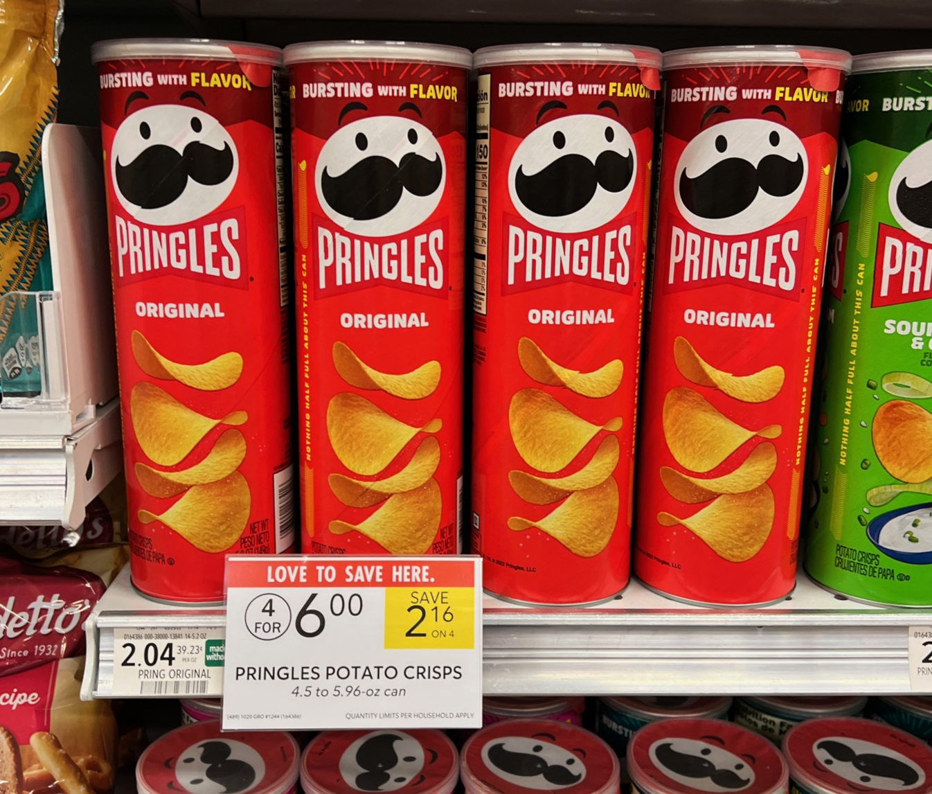 Get Cans Of Pringles Potato Crisps For Just $1.30 Each - iHeartPublix