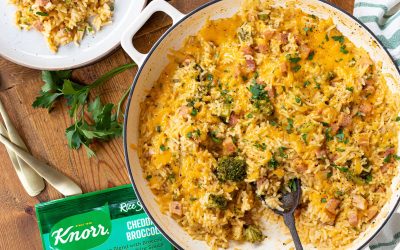 Knorr Sides Are Buy One, Get One FREE At Publix – Perfect For My Cheesy Ham & Rice Skillet