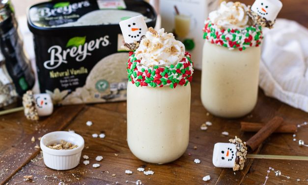 Get In The Holiday Spirit With Delicious Eggnog Milkshakes Made With Breyers® – BOGO At Publix