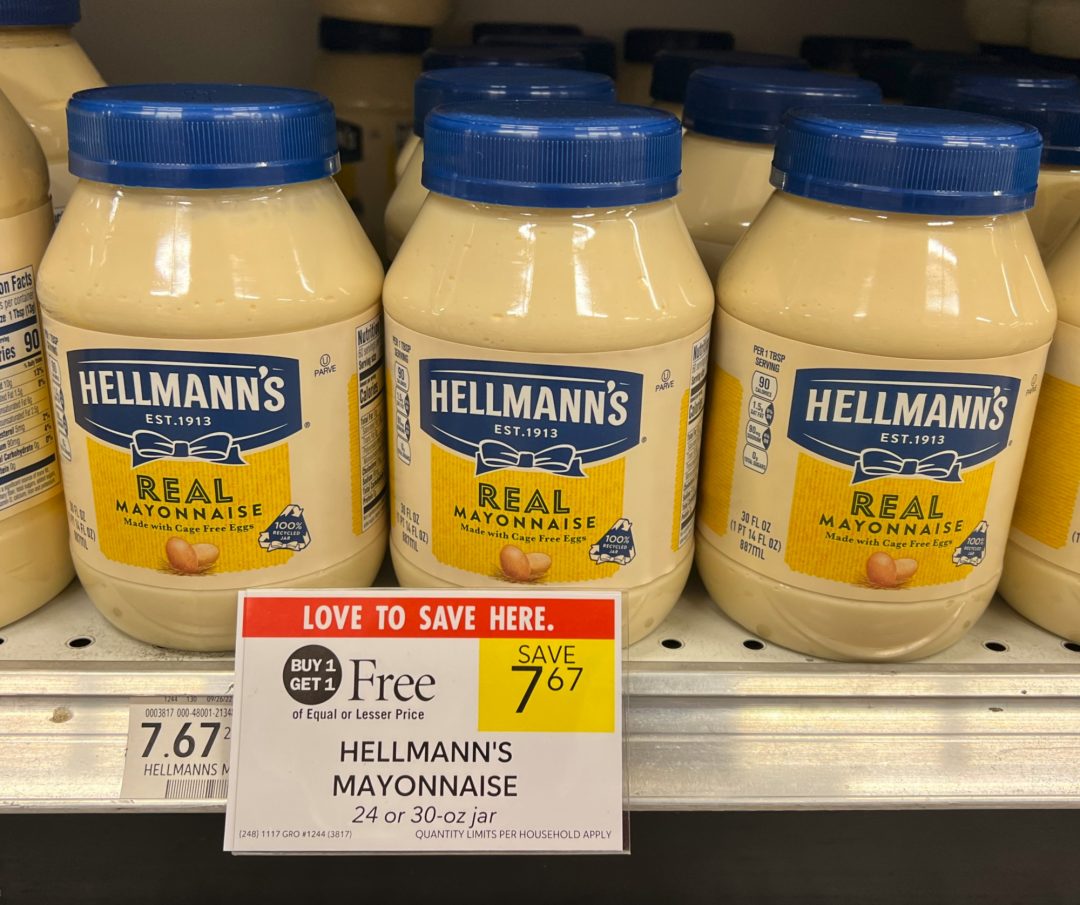 Get Hellmann’s Mayonnaise As Low As $2.84 At Publix - iHeartPublix