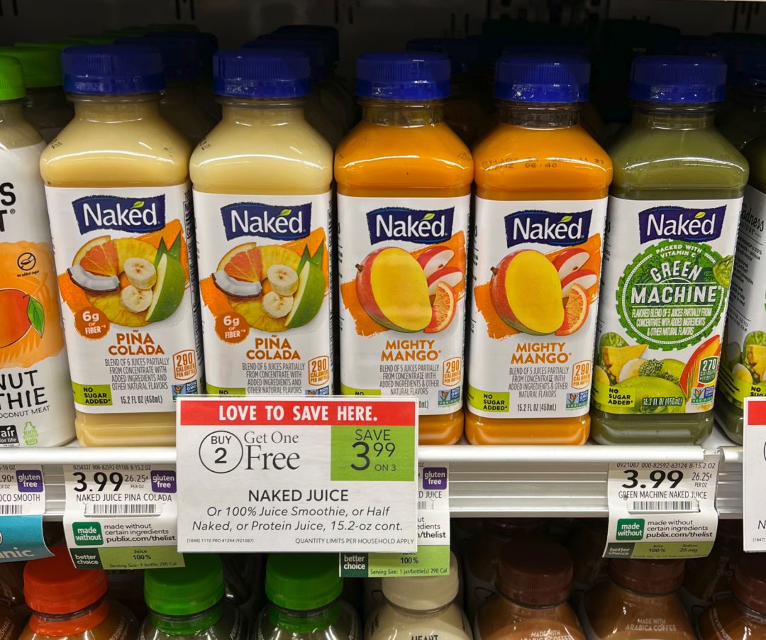 Naked Juice As Low As Per Bottle At Publix Iheartpublix