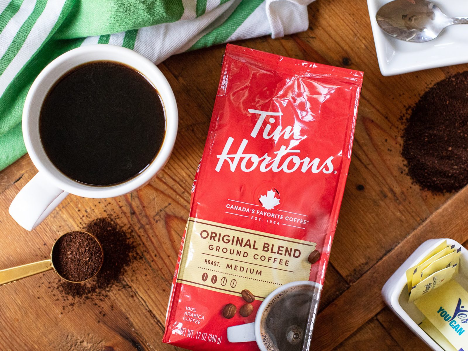 Tim Hortons - Tim Hortons, Coffee, Ground, Medium Roast, Original Blend (12  oz), Shop