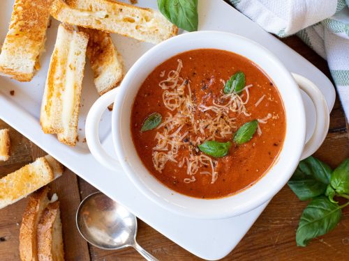 Serve Up A Tasty Air Fryer Grilled Cheese Sandwich With Tomato Soup ...