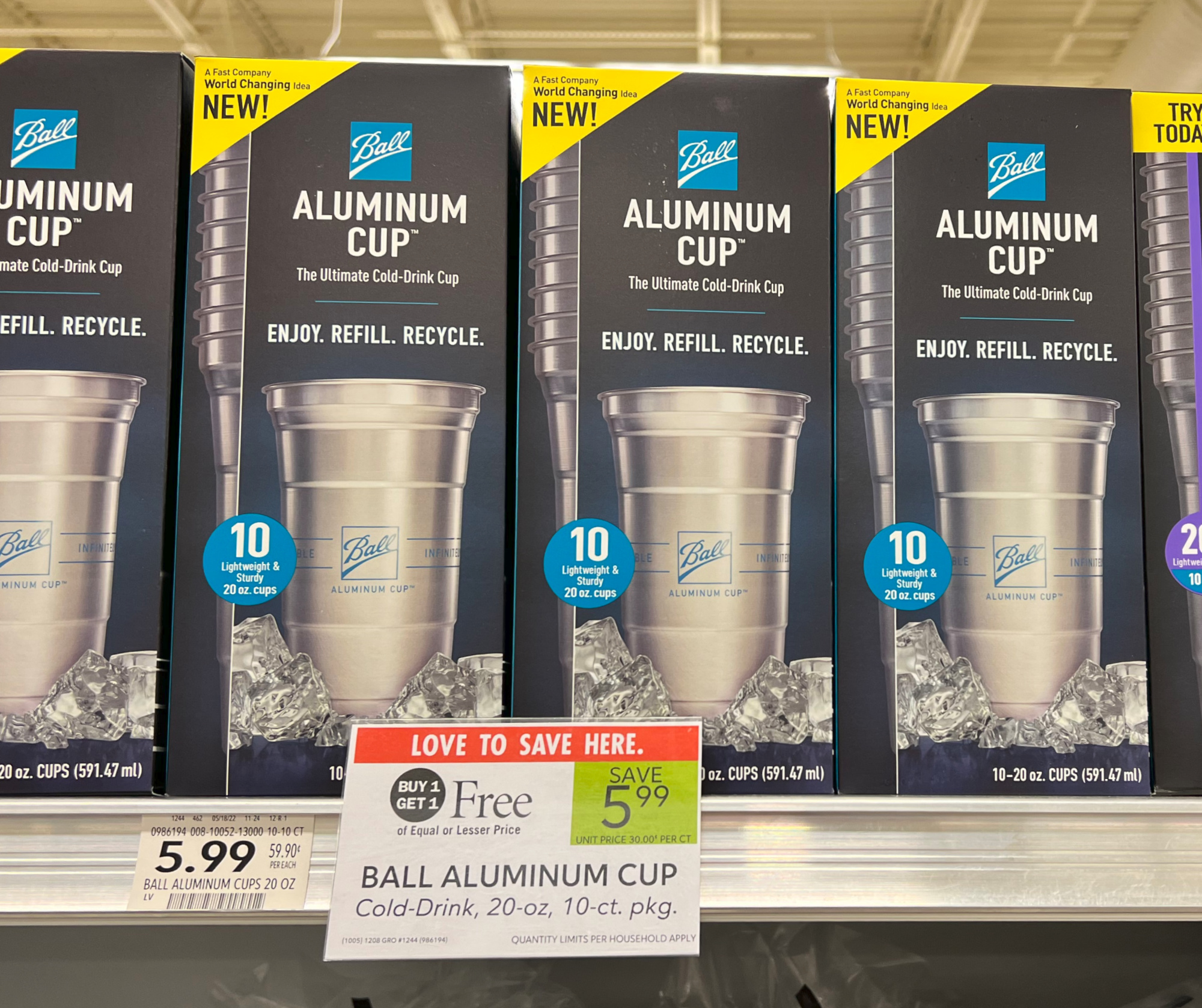 Ball Aluminum Cups