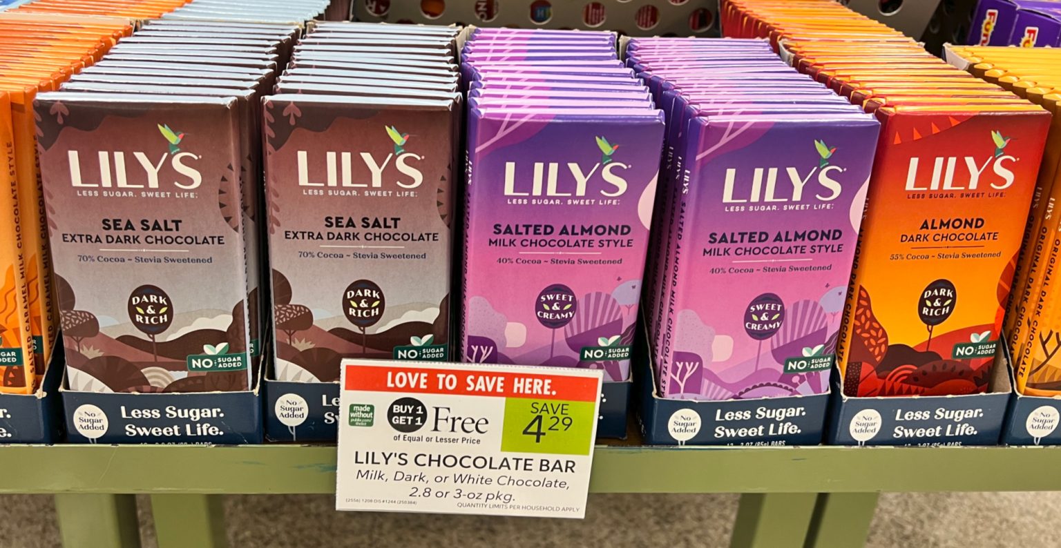 Lily’s Chocolate Bars Just 1.15 At Publix (Regular Price 4.29