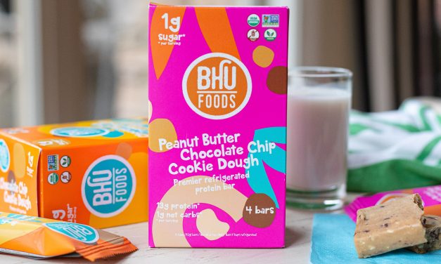 4-Pack Of BHU Foods Protein Bars As Low As $3 At Publix