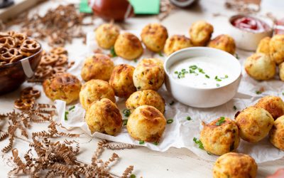 Grab Some Hatfield Bacon And Serve Up Air Fryer Bacon & Chive Potato Puffs On Game Day