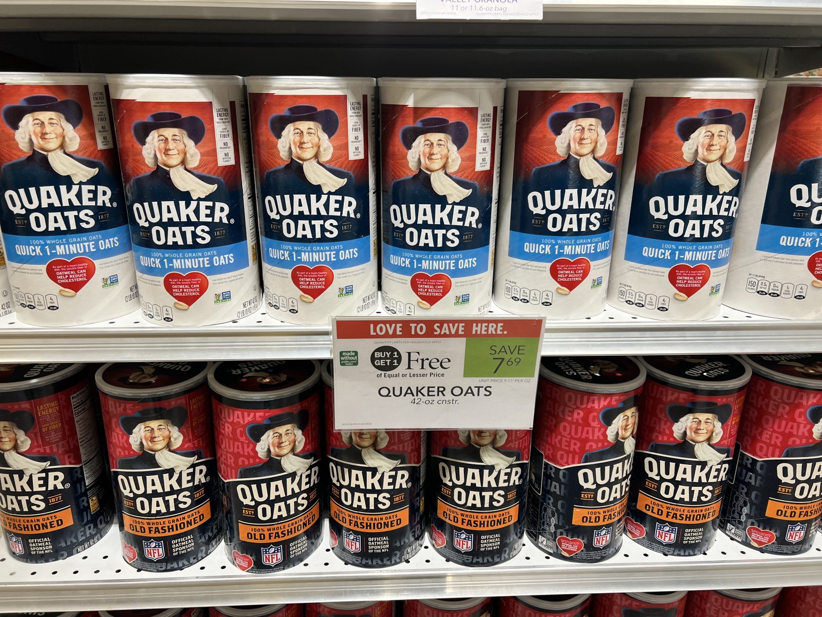 Big Canisters Of Quaker Oats Only $2.85 At Publix - iHeartPublix