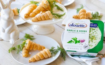 Grab Some Alouette Cheese For My Delicious Cheese Stuffed Puff Pastry Bites – A Perfect Easter Snack!