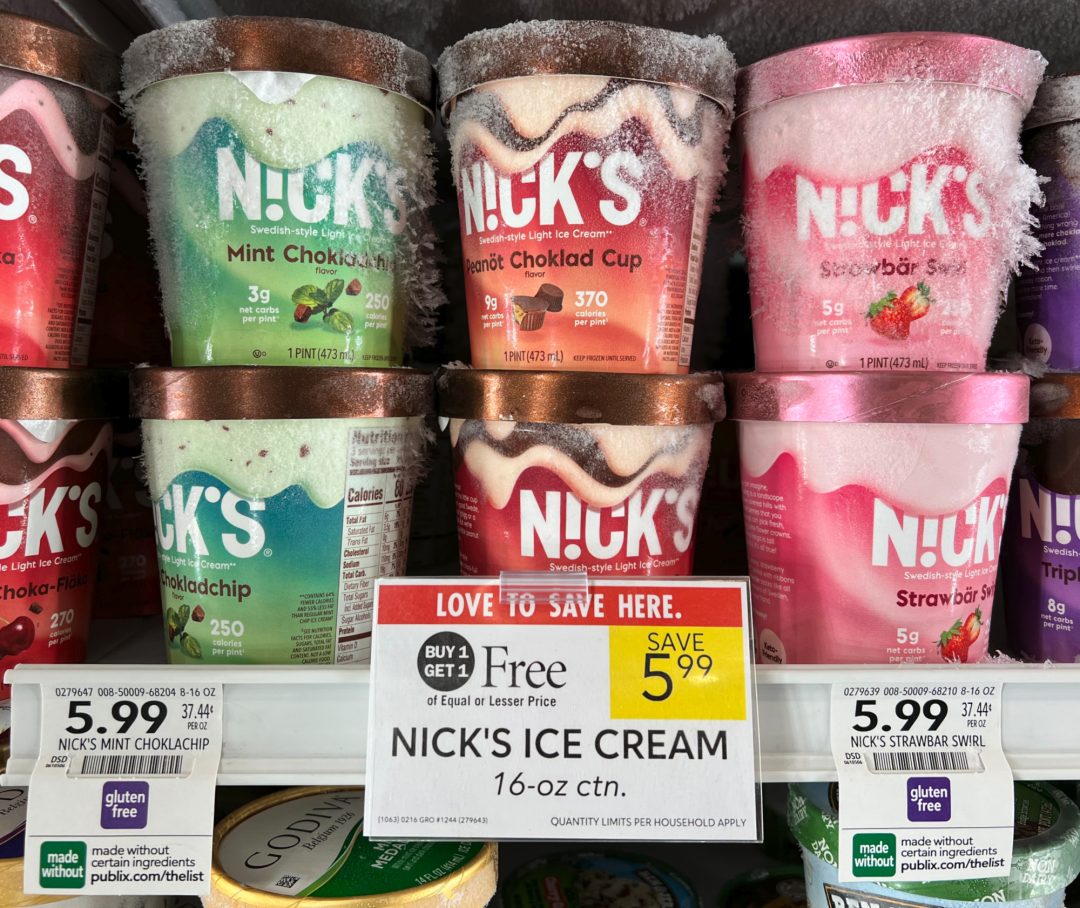 Get Nick’s Ice Cream For 2 At Publix iHeartPublix