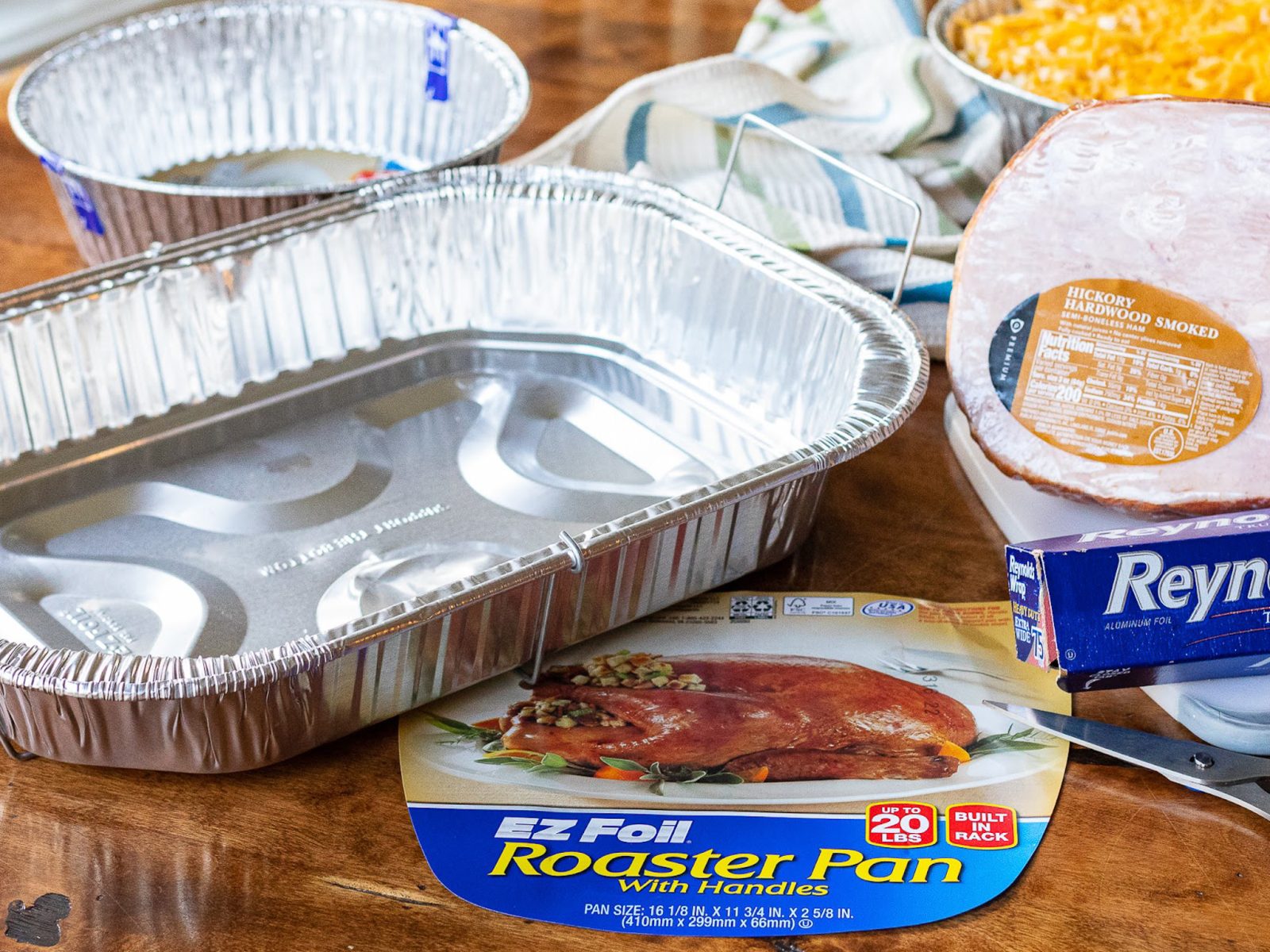 Order Hefty EZ Foil Roaster Pan with Handles