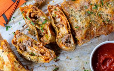 Pepper Steak Stromboli Is The Perfect March Madness Snack Made With Gary’s QuickSteak