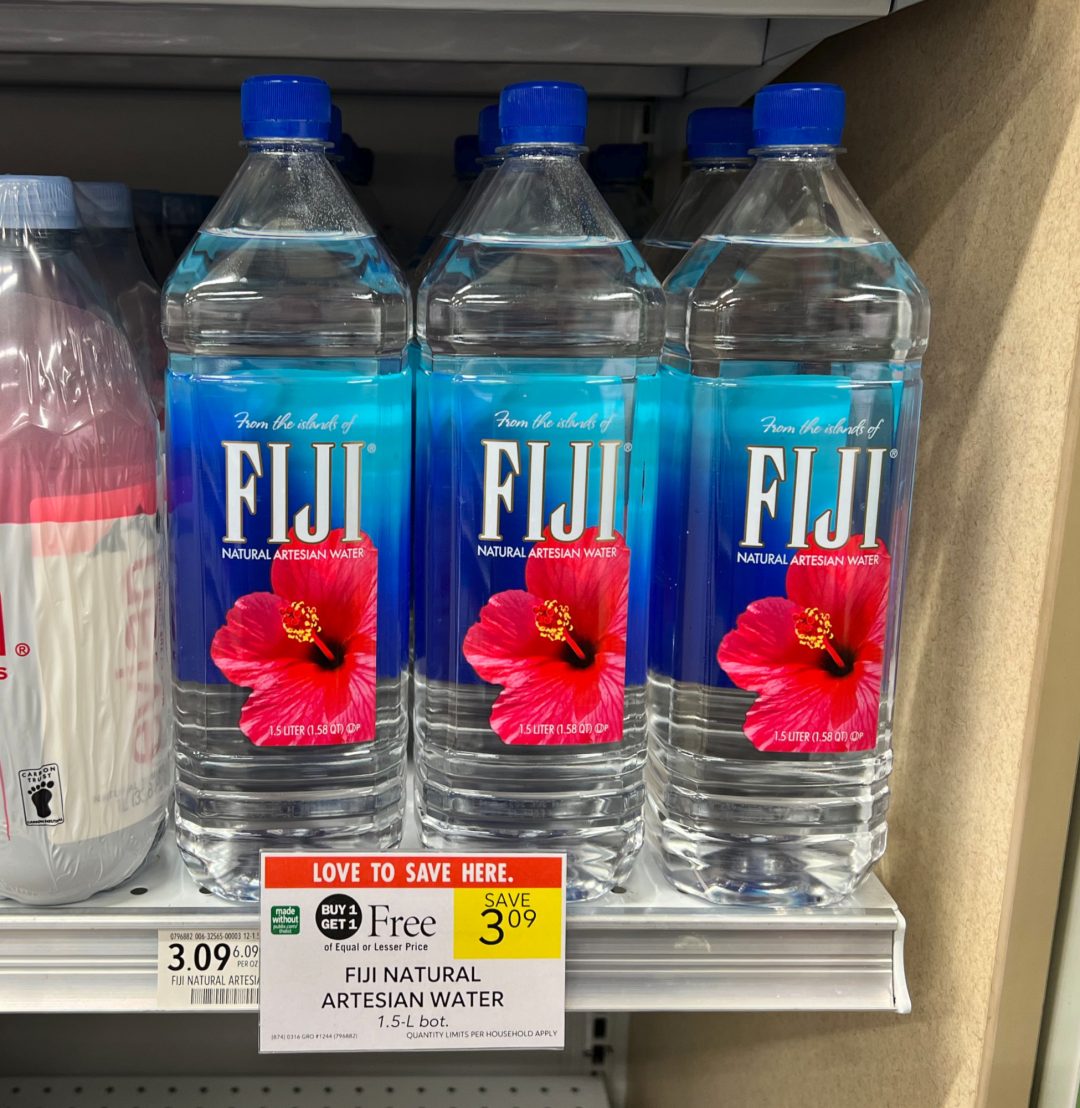 Fiji Natural Artesian Water Just 80¢ Per Bottle At Publix - iHeartPublix