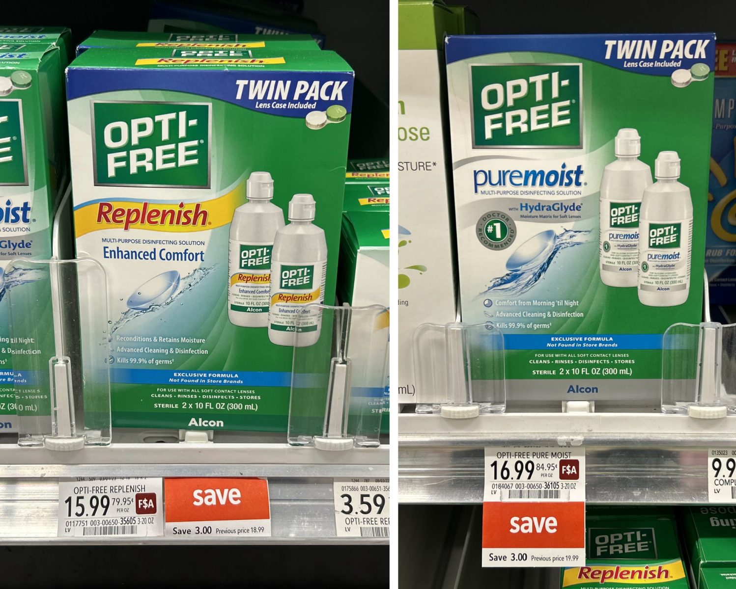 Opti-Free Replenish Solution Twin Pack Just $9.99 At Publix (Regular ...