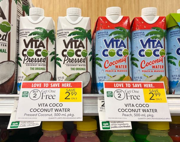 Vita Coco Coconut Water Just 99¢ At Publix - iHeartPublix