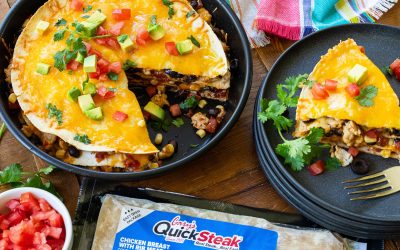 Give Mom A Break This Mother’s Day With A Delicious Chicken Tortilla Pie Made With Gary’s QuickSteak!