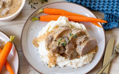 Hatfield Marinated Pork Tenderloin Is Perfect for Any Gathering – Try It With My Easy Mushroom Sauce