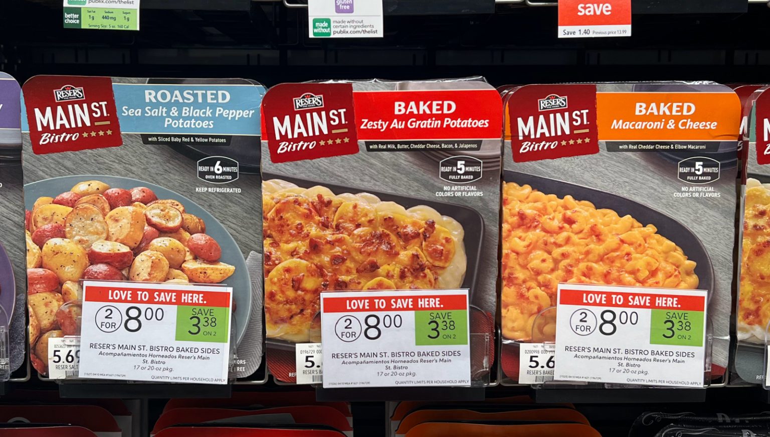 Reser’s Main St. Bistro Classic Sides Family Size or Baked Sides Just ...