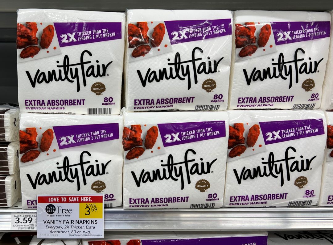 Get Vanity Fair Napkins For Just $1.05 Per Pack At Publix - Iheartpublix