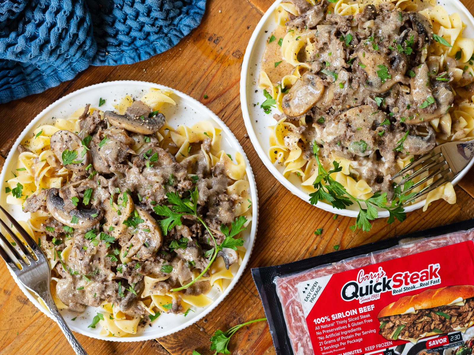 Treat Dad To Great Taste Serve Up Delicious Beef Stroganoff Made With Garys Quicksteak 