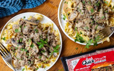 Treat Dad To Great Taste – Serve Up Delicious Beef Stroganoff Made With Gary’s QuickSteak