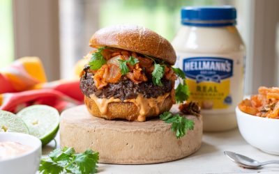 Kick Up Your Next Backyard Barbecue With A Batch Of Spicy Kimchi Burgers