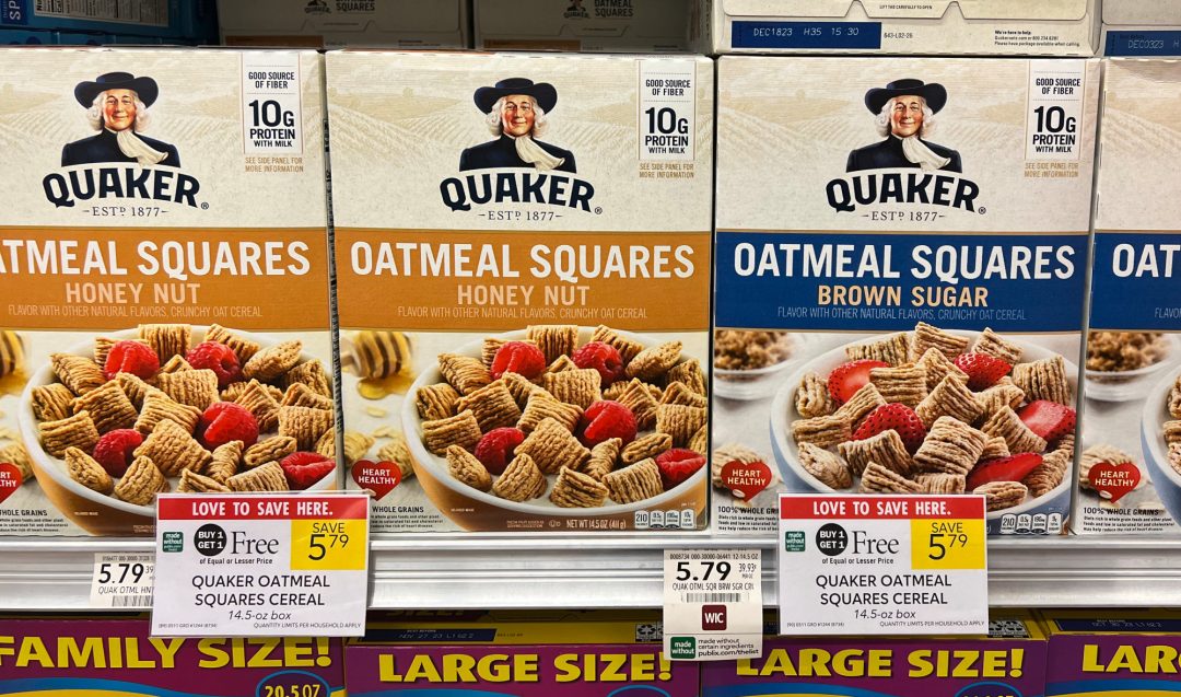 Quaker Oatmeal Squares Cereal Just $2.40 At Publix - iHeartPublix