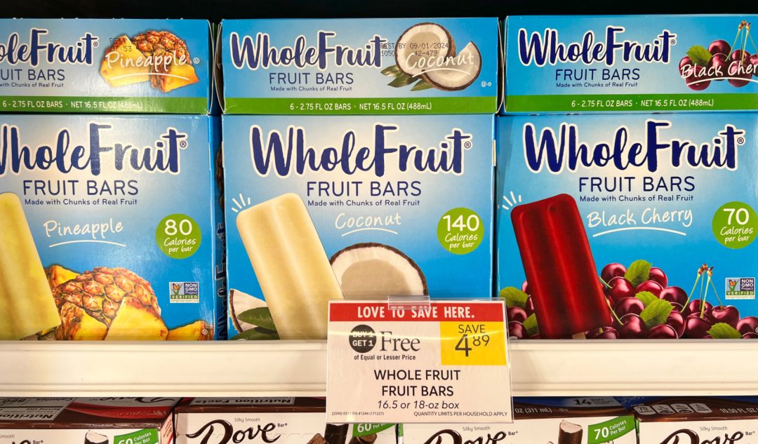 Get WholeFruit Fruit Bars As Low As $1.70 At Publix (Regular Price $4. ...