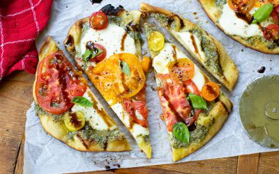 Bring Amazing Flavor To Your Table With  My Grilled Caprese Flatbread Pizza + Enter For A Chance To Win The Ultimate Italian Vacation