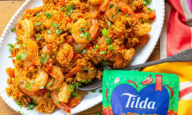 Try My Ten Minute Shrimp Peri Peri – Save On Tilda® Ready to Heat Rice At Publix