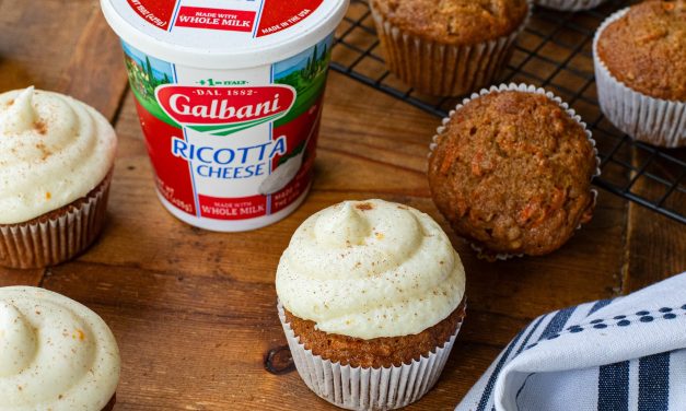 Carrot Cake Cupcakes With Galbani® Ricotta Frosting – You Gotta Ricotta For Dessert!