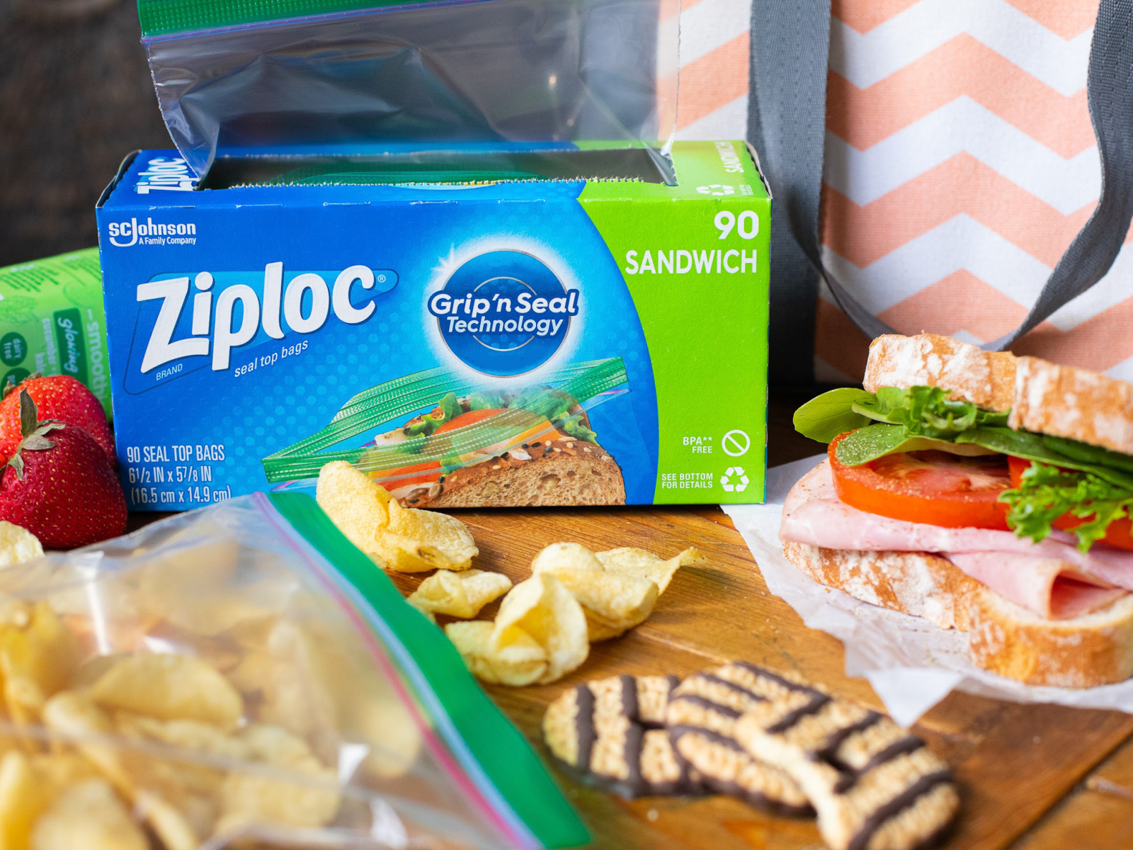 Ziploc Seal Top Bags, Sandwich