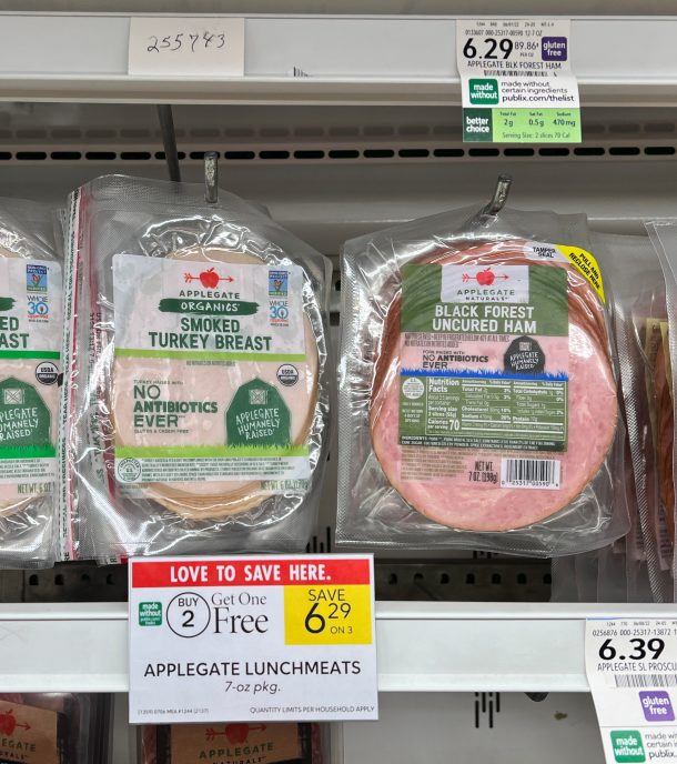 Applegate Lunchmeat Just $3.19 At Publix (Save Over $3) - iHeartPublix