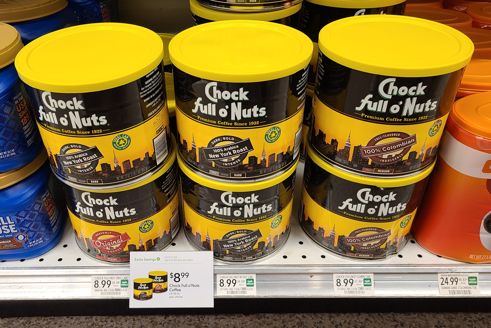 Chock full o’Nuts Coffee Just 7.99 At Publix iHeartPublix