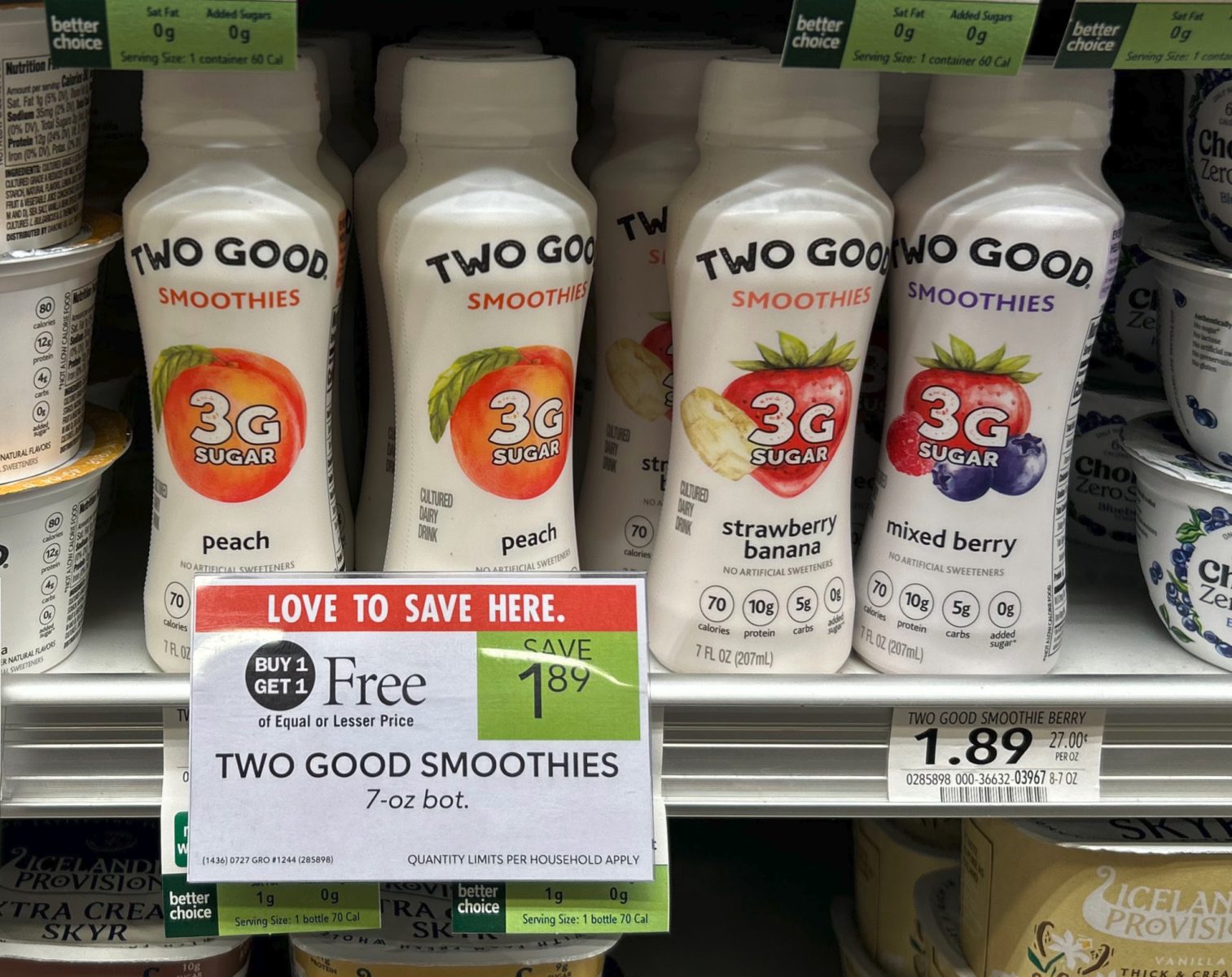 Two Good Smoothies Just 20¢ At Publix - iHeartPublix