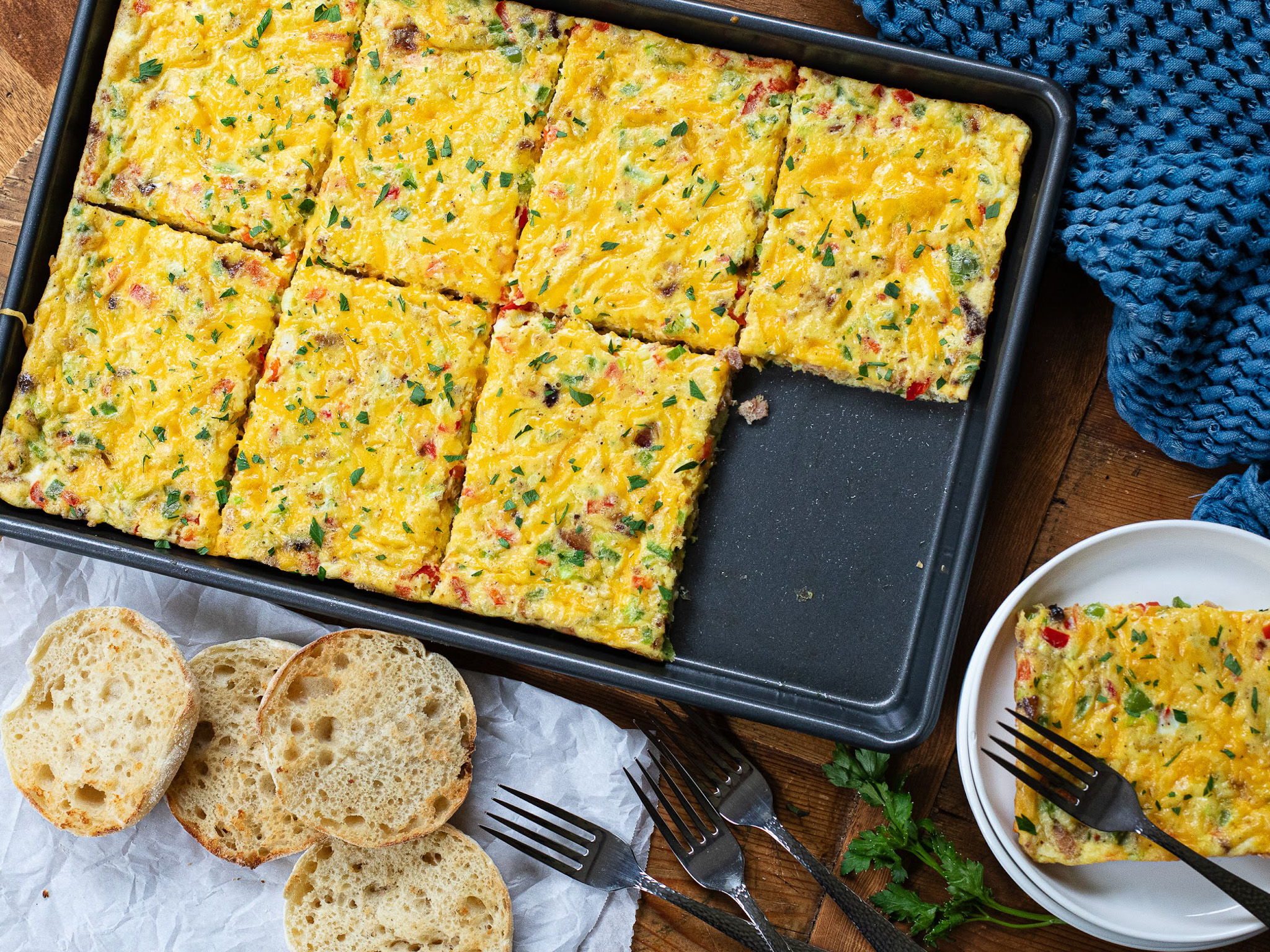 Sheet Pan Omelet Roll Ups, Recipes