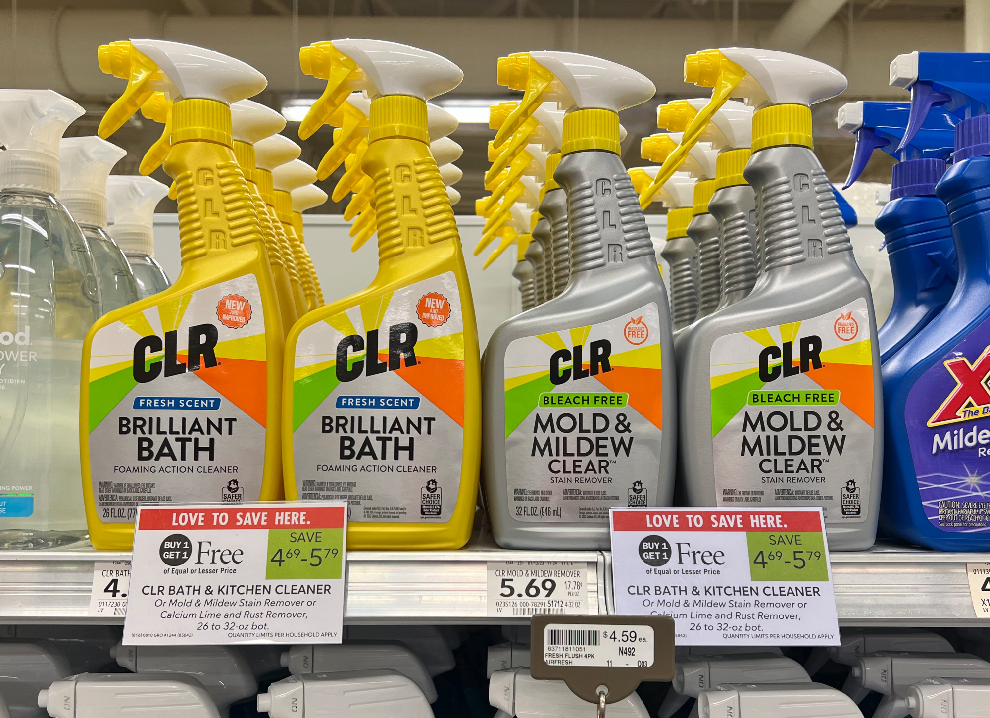 clr bath and kitchen cleaner barcode