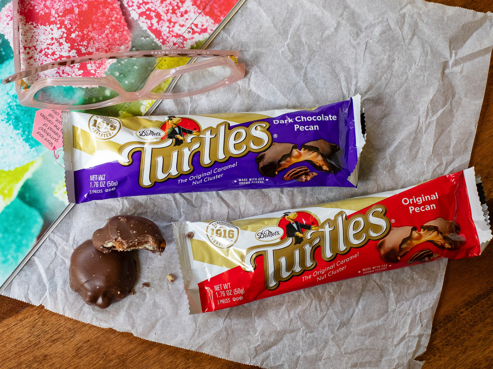 The Classic Turtles Candy Bar