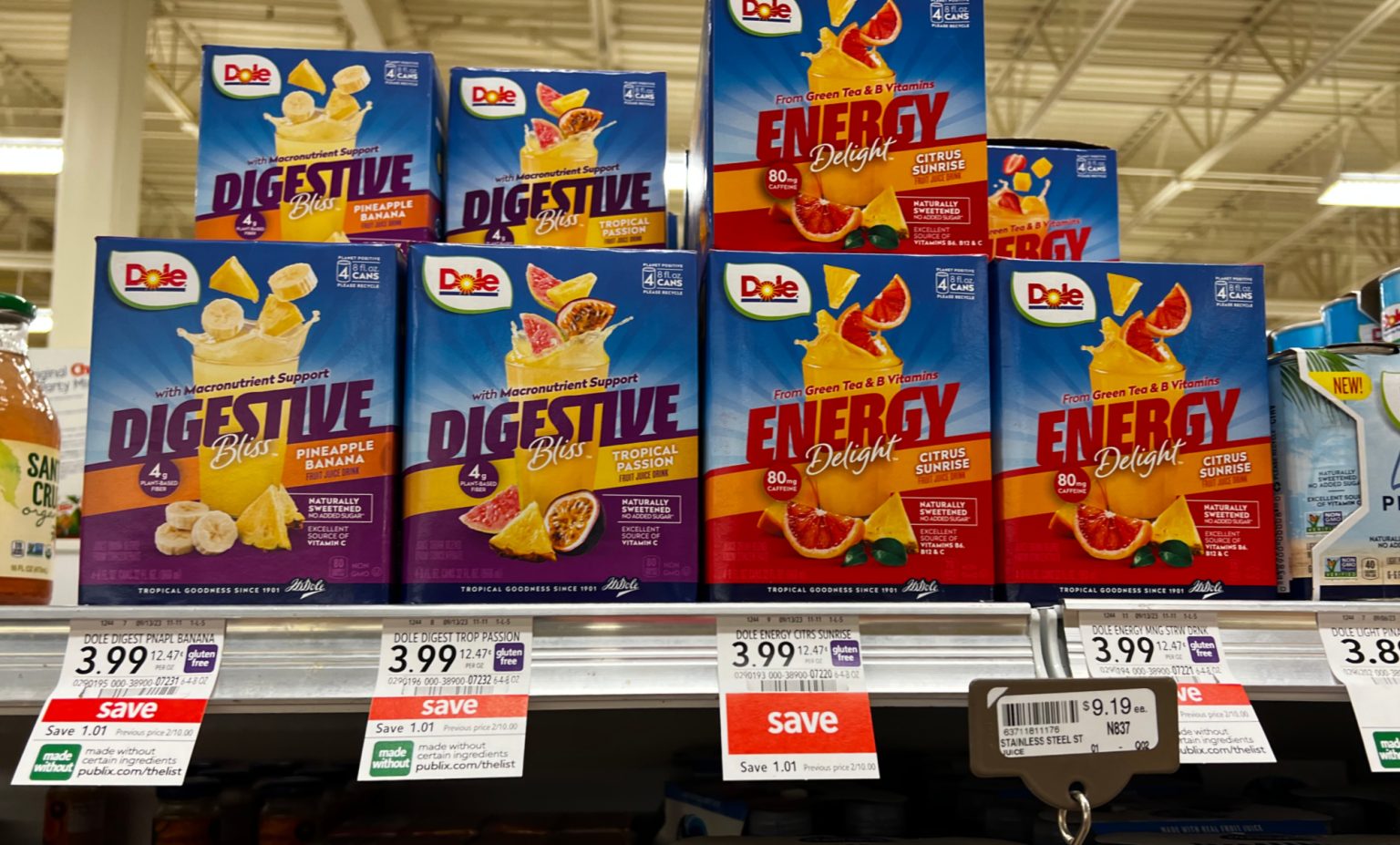 Dole Energy Delight Or Digestive Bliss Juice Drink Packs Just $1.99 At ...