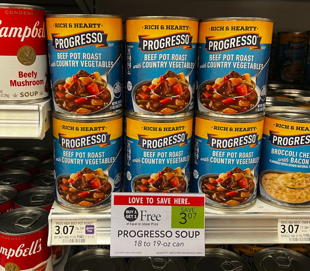 Progresso Soup As Low As $1.21 At Publix - iHeartPublix