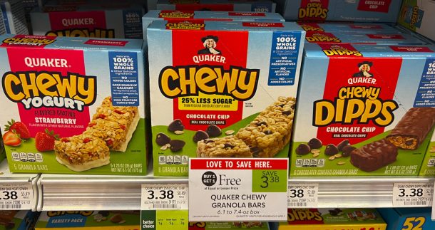 Quaker Chewy Bars Just 94¢ Per Box At Publix - iHeartPublix