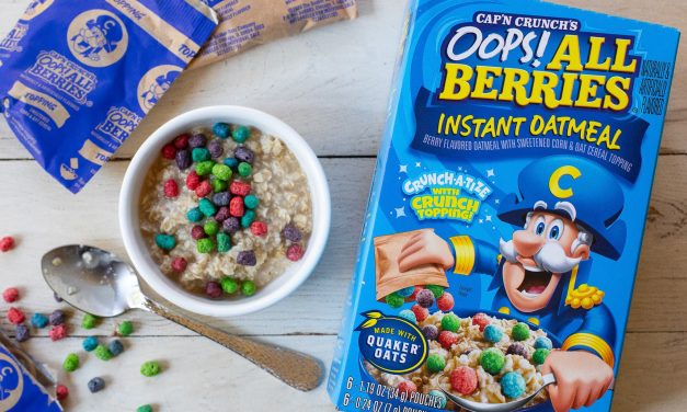 Cap’n Crunch Instant Oatmeal Just $1.76 At Publix