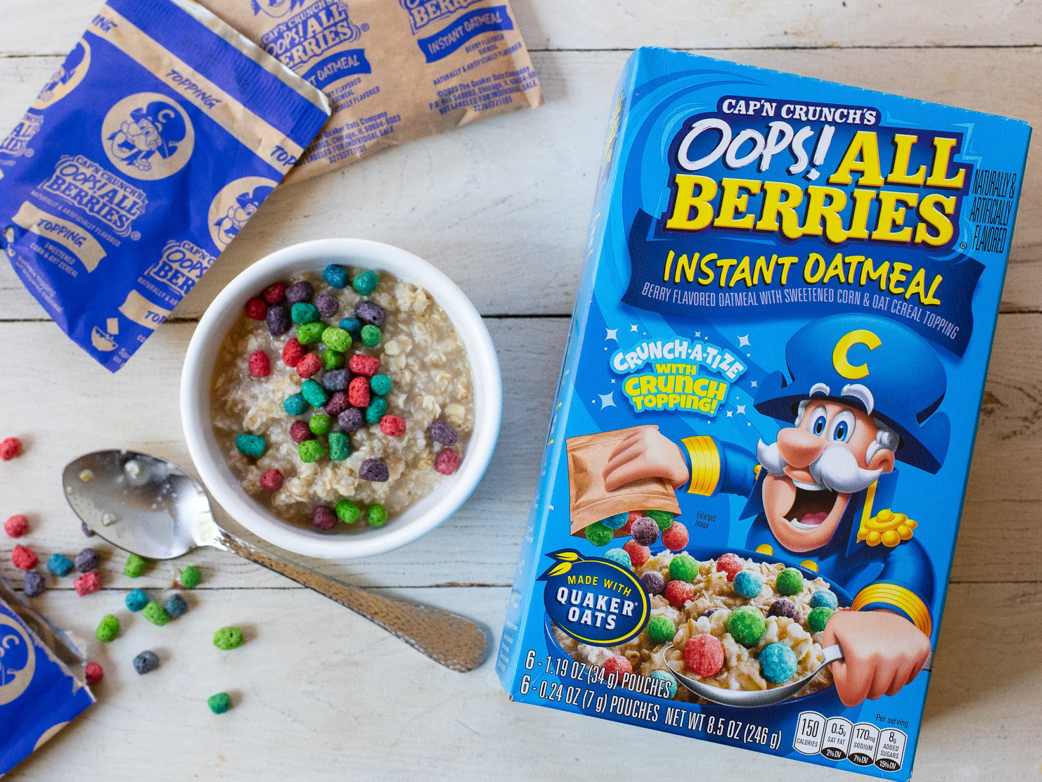 Cap'n Crunch Instant Oatmeal Just $1.76 At Publix - iHeartPublix