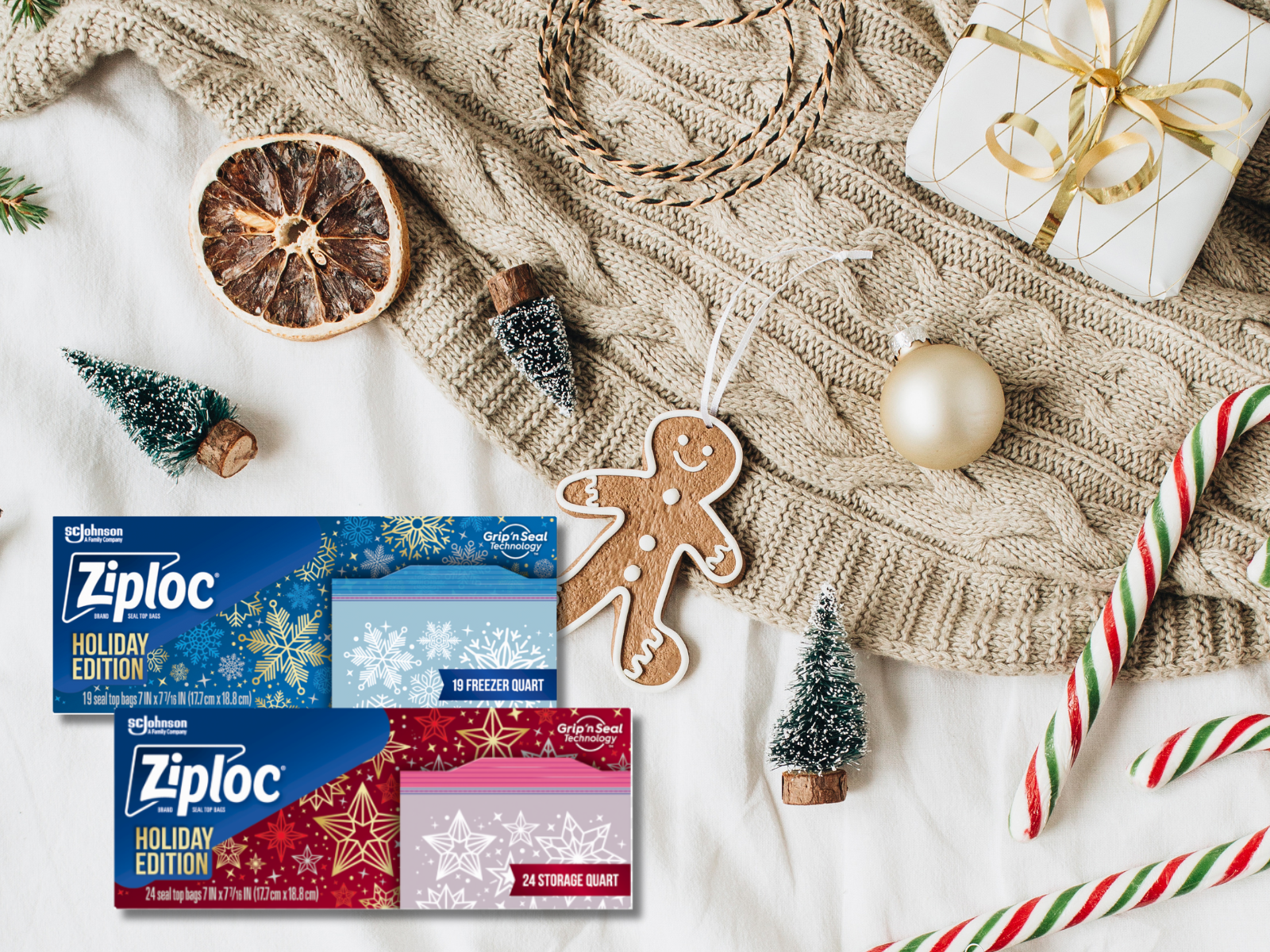 Christmas ziploc online