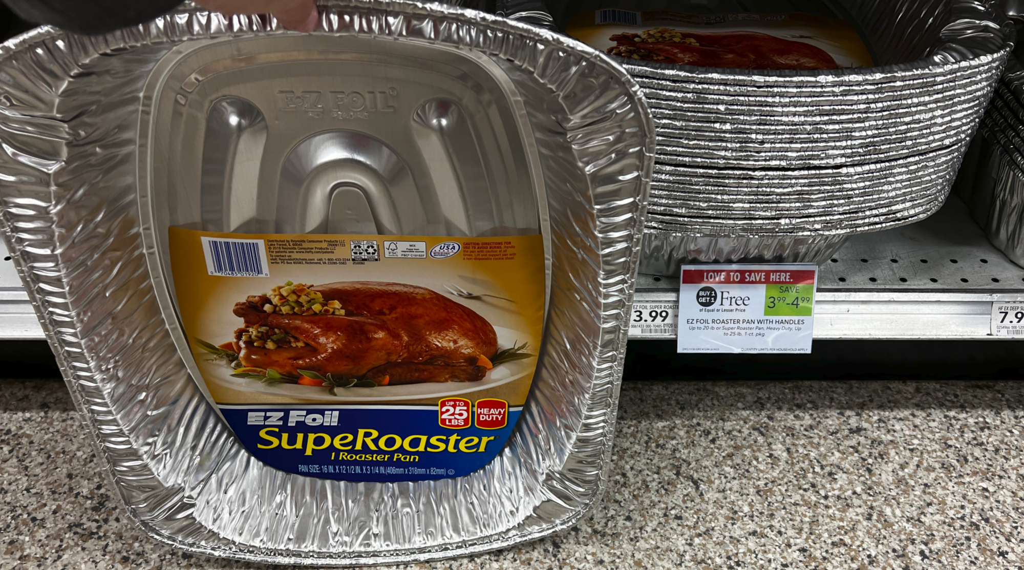 Order Hefty EZ Foil Roaster Pan with Handles