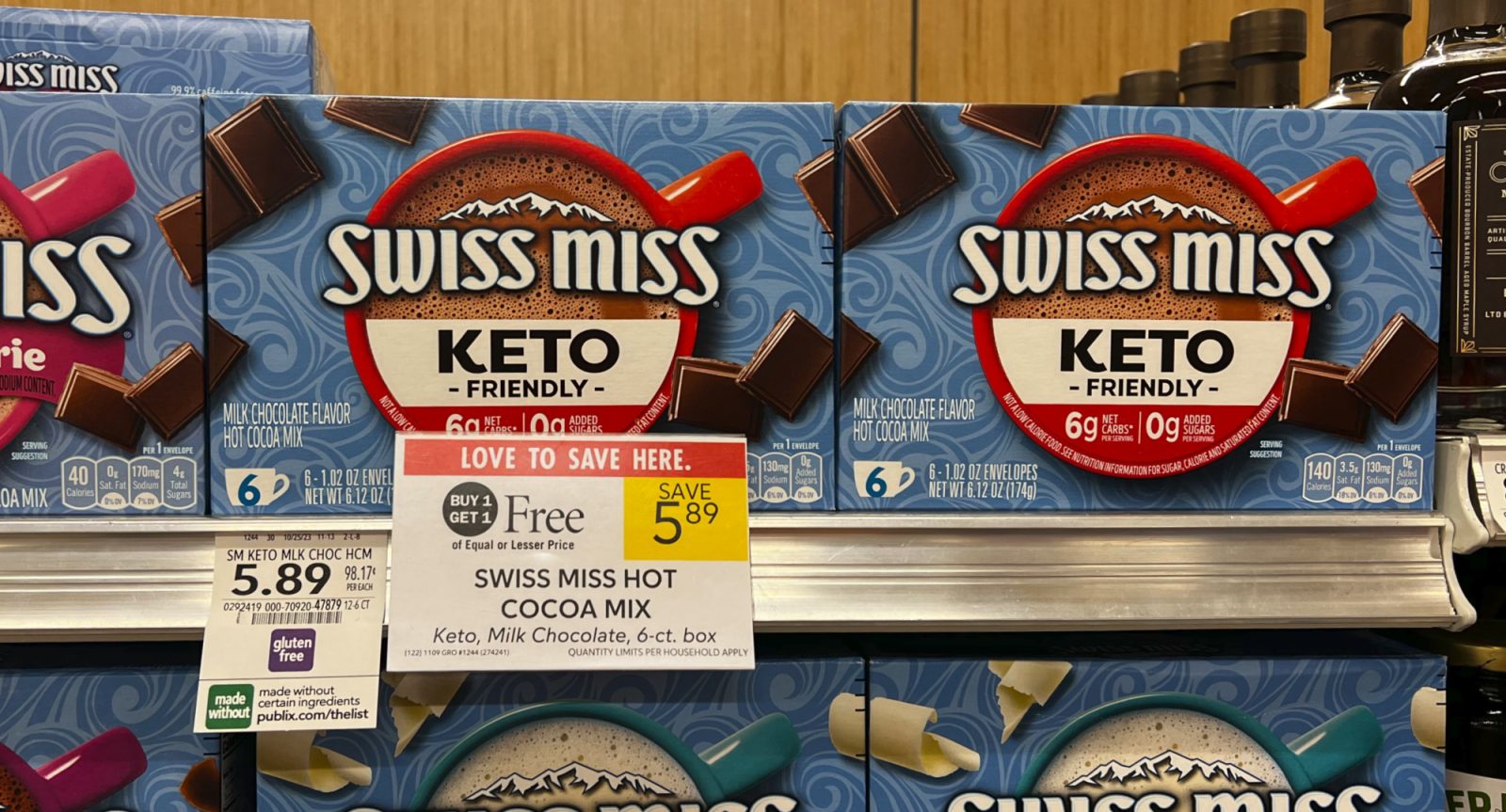 Swiss Miss Keto Friendly or Non-Dairy Chocolate Flavored Hot Cocoa ...